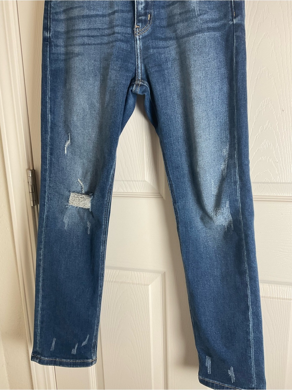 KanCan High Rise Distressed Straight Leg Jeans Size 5 / 26 - Picture 3 of 9